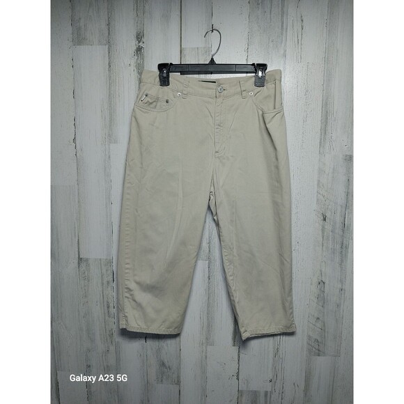 LAUREN Ralph Lauren Jeans Co Women’s Pants 12p Petite Capri Jeans 100% Cotton - Picture 1 of 7